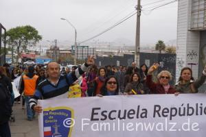 Dem Herzen folgen, Coquimbo streifen und in Pisco Elqui für immer bleiben wollen - Demo für ein bessere Schulsystem in Coquimbo