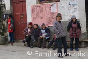 Zwischen Kälteschock und Schildkröten-Massaker - unsere ersten Tage in China - in Zha Ping Tan Village